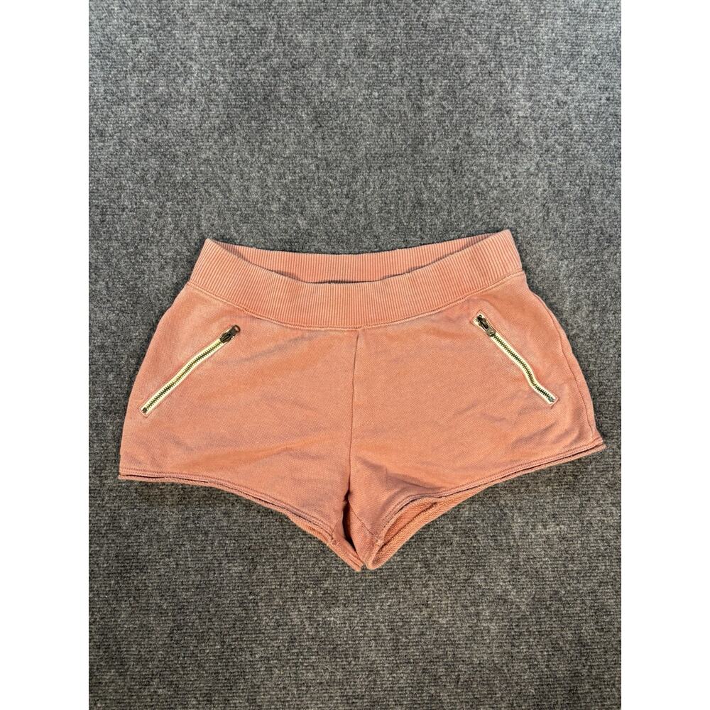 Arie shorts womens size Small Zipper Pockets Elastic Waist Band